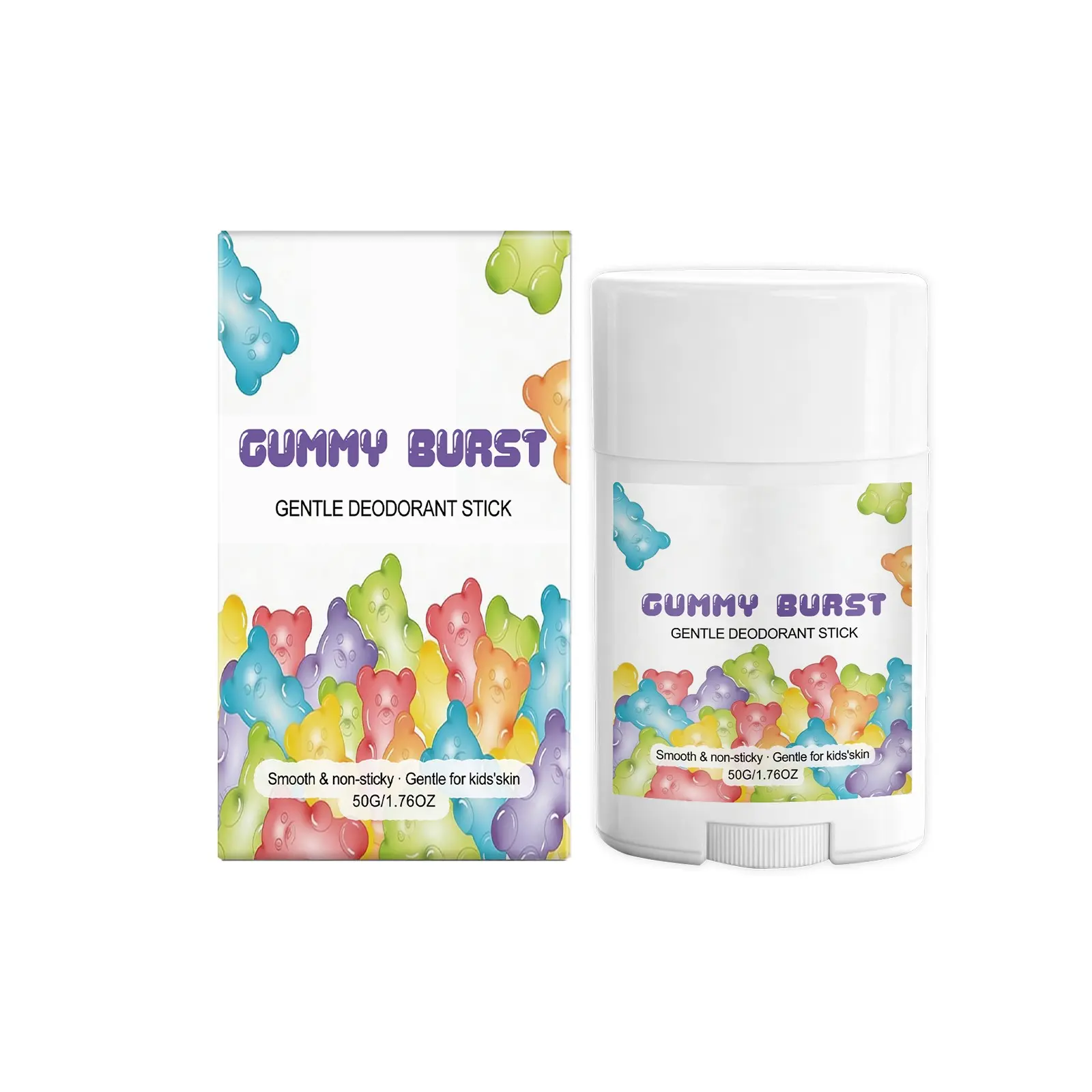 Natural Deodorant for Kids and Teens, Gentle, Aluminum-Free, Paraben-Free, Low Irritation, 24-Hour Protection, 1.76 Oz, Body Care