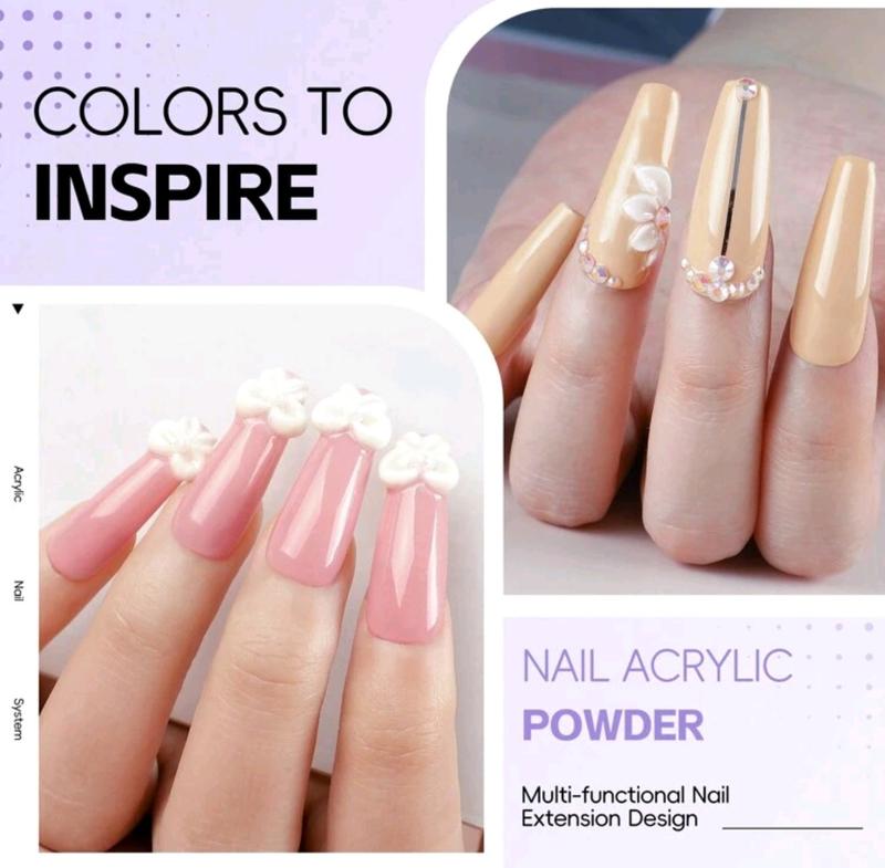 12 Colors Nail Art Kit UV LED Nail Lamp Beginners Home Manicure