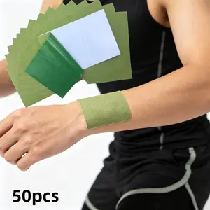 50pcs Professional Warmth Gel Bandages, Joint Support, Comfortable Sports Wrap, Adjustable, Breathable, Ideal for Fitness, Running, Daily Use