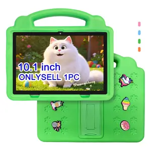 Father's Day Gift! Online Class Ready,  Study & Learning, 10.1-Inch Android Kids Tablet, Lightweight & Portable, Shockproof Case, 5G WiFi, HD IPS, Bluetooth + Dual Camera, Smart Parental Control, Manage Cartoons/Classes/Games, Easter/Christmas/Birthday