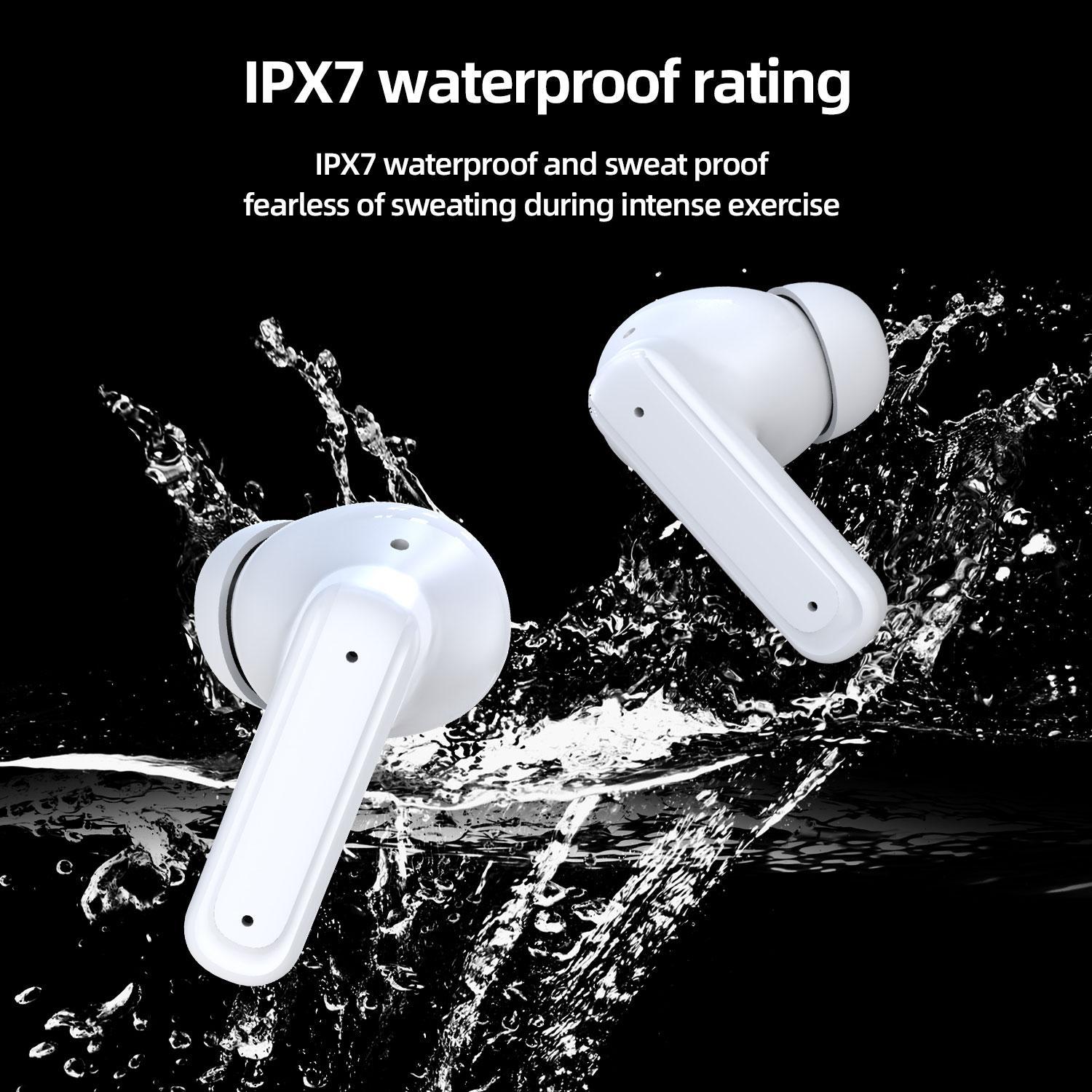 HITOZON Wireless Earphone, In-ear Design Earbuds with Touch Screen Charging Case, Stereo Wireless Earbuds with Noise Reduction for Smartphone, Computer, Laptop #TOP PICKS