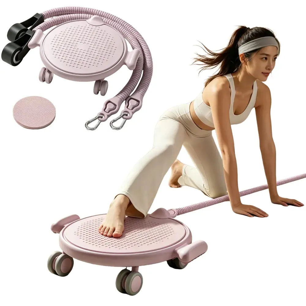 Gliding Discs Core Sliders for Pilates – Dual-Sided Exercise Sliders for Carpet & Hardwood Floors, Portable Ab & Core Trainer for Full Body Workout, Fitness Equipment for Men Women Home Gym