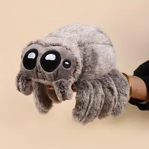 Cute Fluffy Spider Plush Toy - Cute Stuffed Animal, Huggable Collectible Plushies, Soft Durable Polyester Fiber, Halloween Party Spooky Decor, Cozy Home Decor