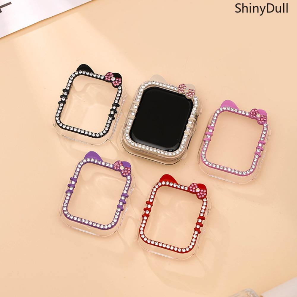 Cartoon Rhinestone Apple Watch Case – Protective Cover with Sparkly Design, Fits 38–49mm, Compatible with Series 1–11, SE, Ultra / Ultra 2, Cute Jewelry Stylh Series 11/10/9/8/7/6/5/4/3/2/1/se and sizes., Compatible with 40mm/41mm/42mm/44mm/45mm/46mm/49mm