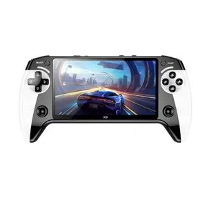 Retro Handheld Game Console, Saker Game Console 5.5-Inch HD IPS Screen, 20000+ Classic Games,TV Connection,Expandable Storage