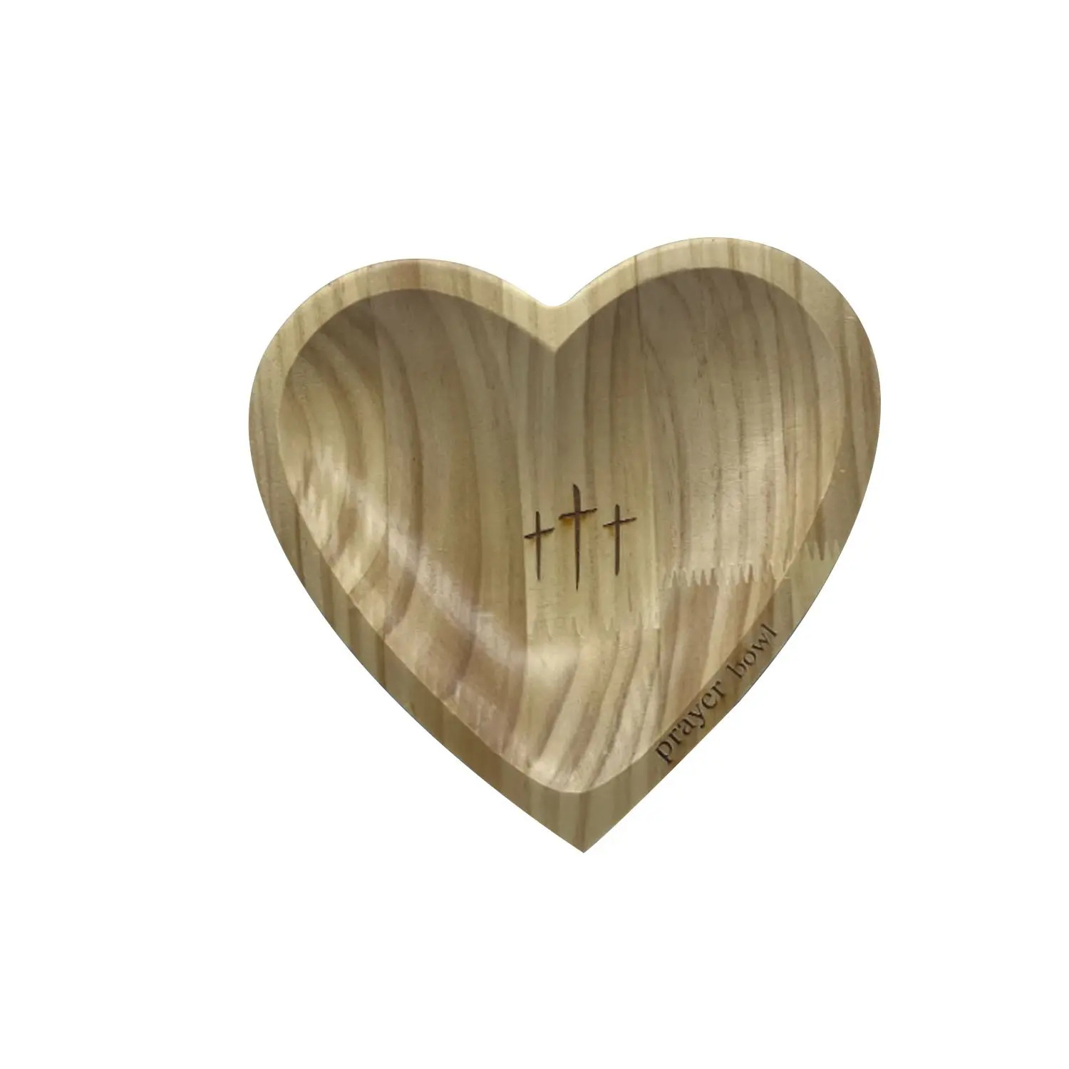 Heart Shaped Prayer Bowl + Prayer Card Set, Religious Devotional Gift for Loved Ones, Perfect for Spiritual Gifts and Home Decor