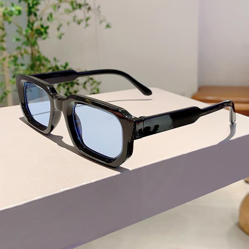 6-Pack Luxury Vintage Sunglasses - Unisex Rectangle Frame UV400 Retro Fashion Eyewear