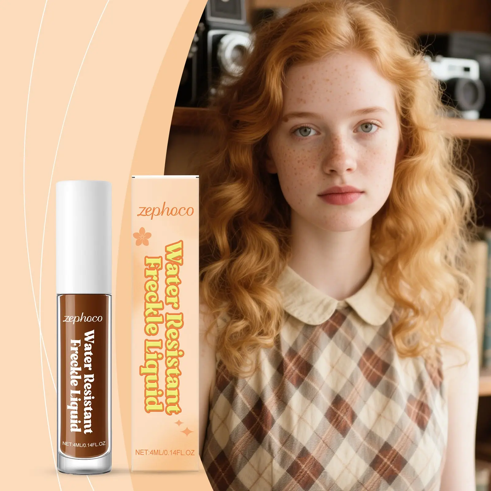Zephoco Face Freckle Pen✨Smooth Glide Easy Color Natural Fake Freckle Art Makeup