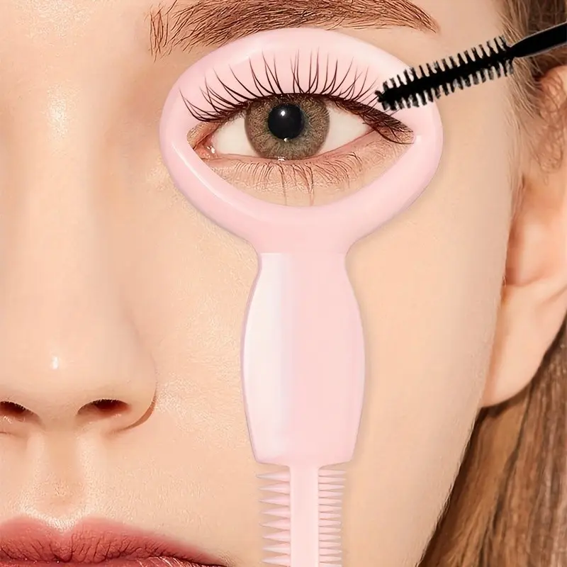 Eyeliner Mold, Mascara Protection Case, Mascara Applicator with Brush, Eyelash Application Tool, Makeup Accessories
