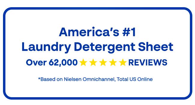 Earth Breeze Laundry Detergent Sheets Fresh Scent - 60 Loads Eco Liquidless Soap - Travel-Friendly for Hot & Cold Cycles, Tackles Tough Stains & Odors - Gentle on Skin, 30 Ct