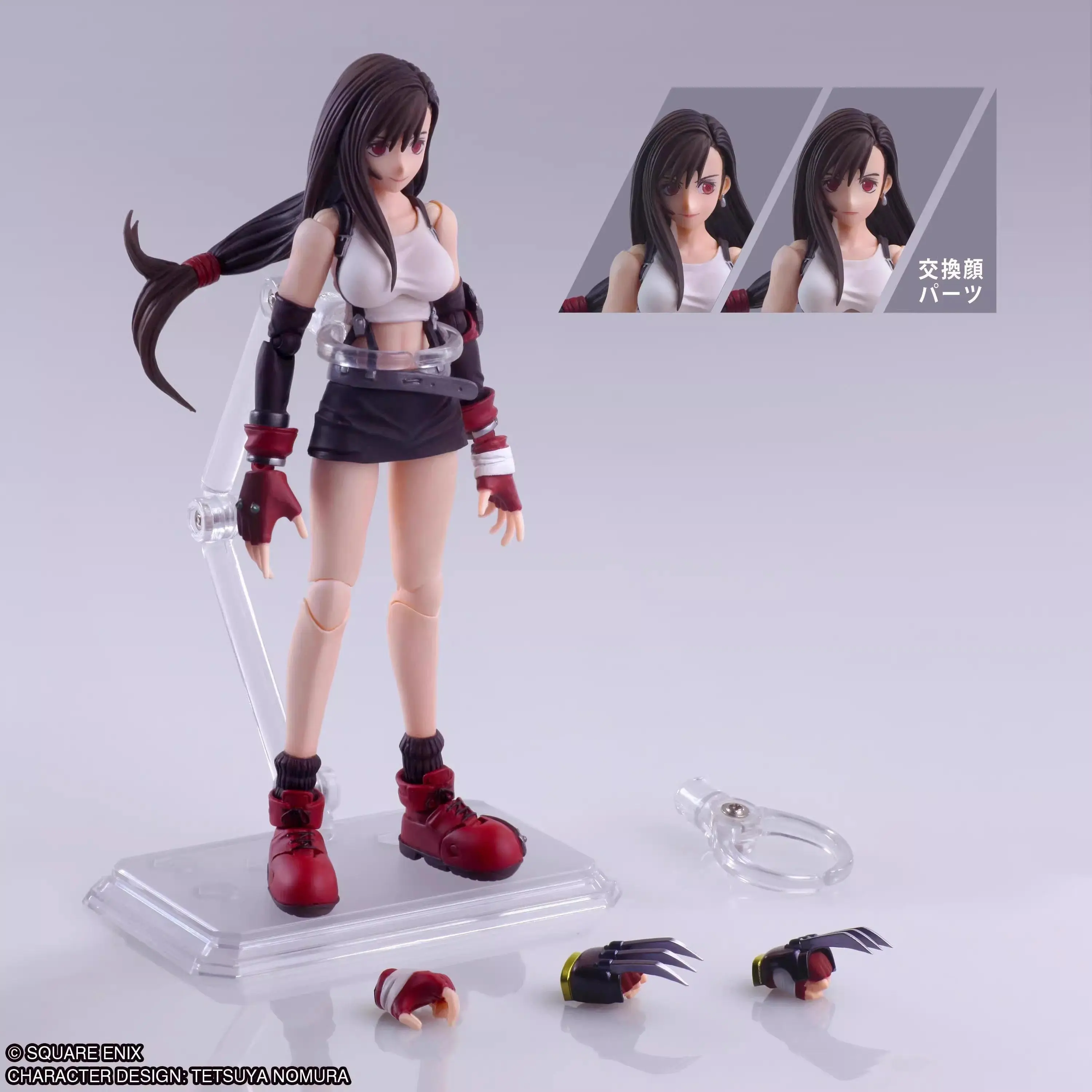 Spot SQUARE ENIX Final Fantasy 7 BRING ARTS Mobile Handpiece Claude Tifa Mobile Handpiece Model Toy Movie Anime Multiverse