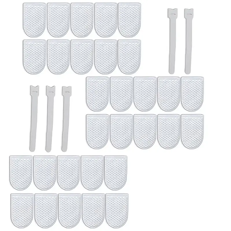 100 filter cartridges + 20 T-shaped hanging straps kitchen faucet filter bag set, high-efficiency pre-filter to block rust, mud, sand, and impurities, household water purification accessories