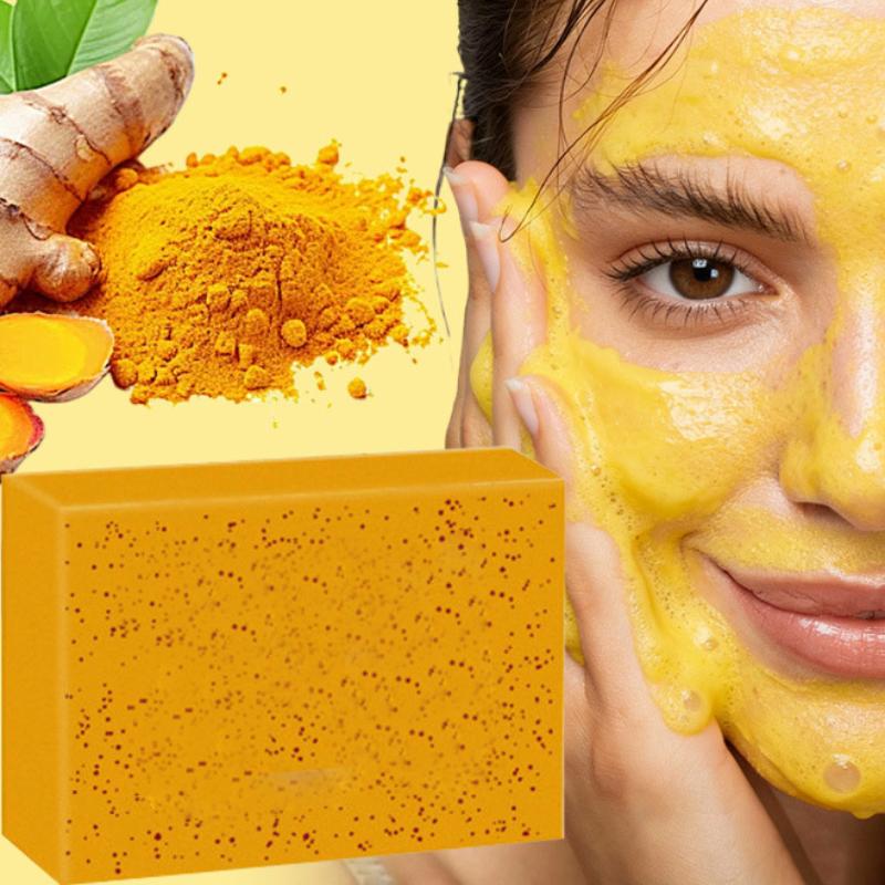 Turmeric & Kojic Acid BrighteningSoap, Kojic Acid Soap, Soap Body Care BodyWash Lemon Flawless Organic Daily Fragrance turmeric soap