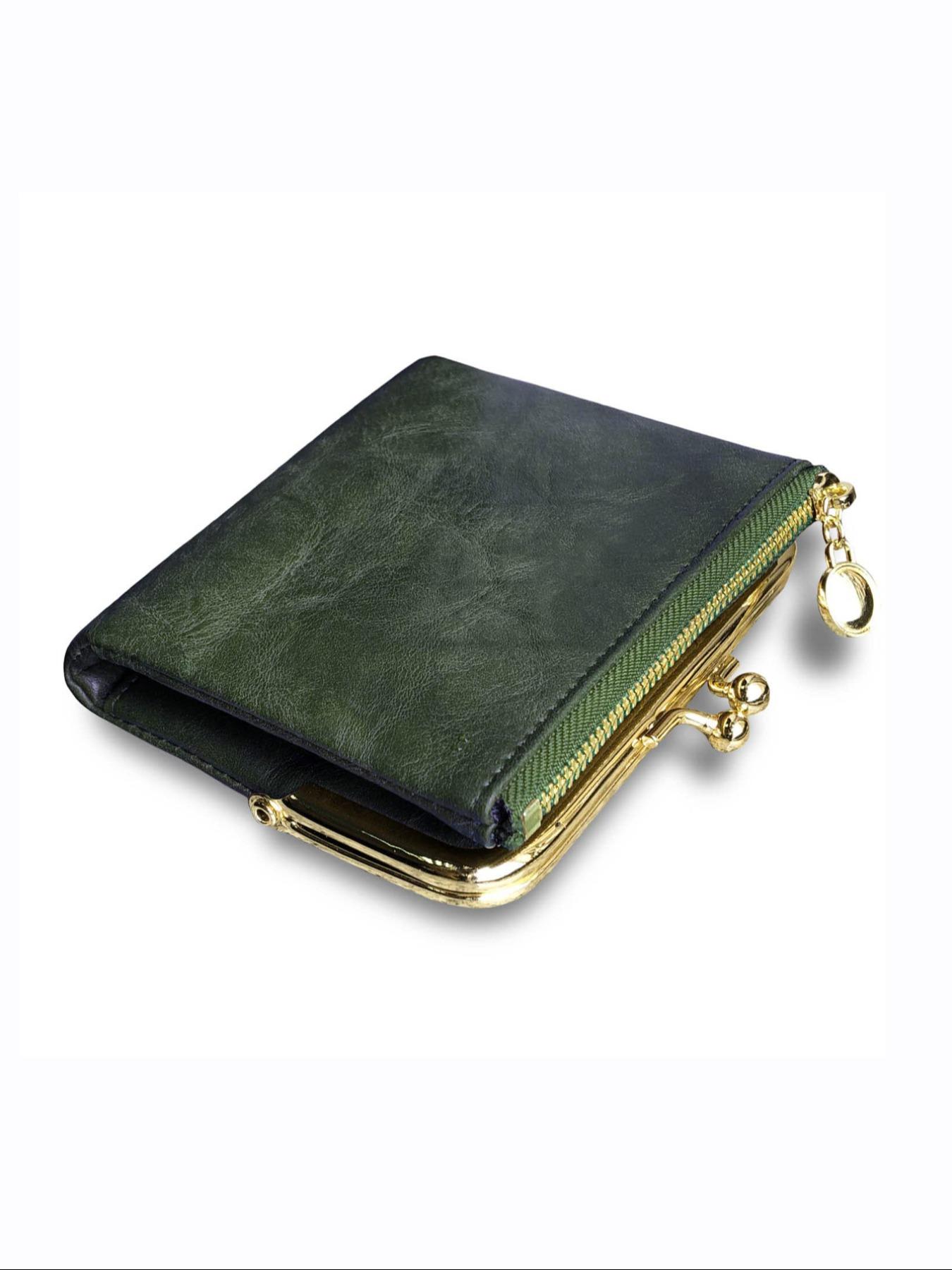 Women's Fashionable Solid Color Kiss Lock Wallet, Casual Versatile Coin Purse for Daily Used, Trendy All-match & Exquisite Wallet for Birthday Gift