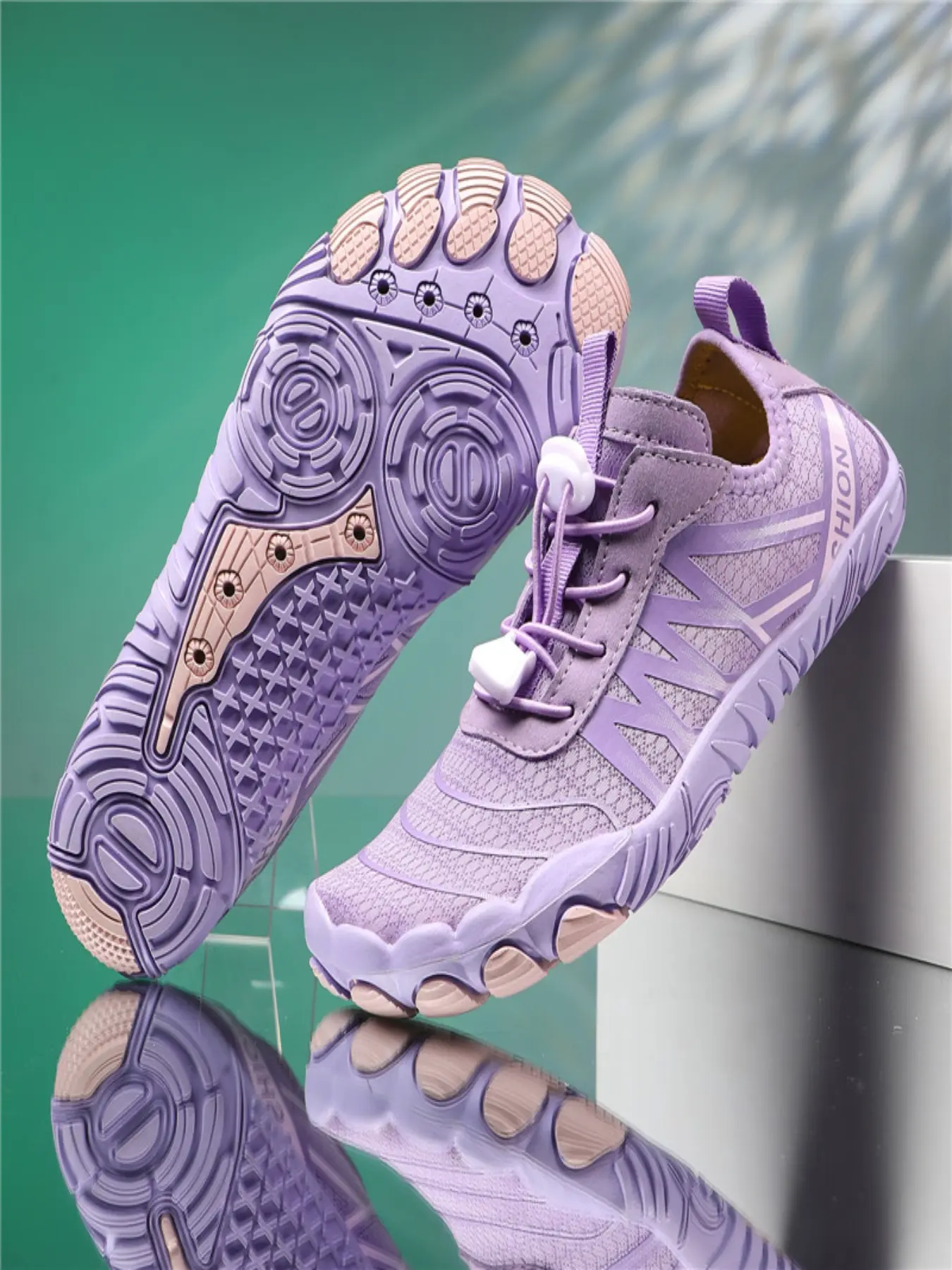 Unisex Barefoot Water Shoes, Quick Dry Lightweight Non Slip Aqua Shoes for Trekking, Fitness, Swimming & Beach, Outdoor Water Shoes