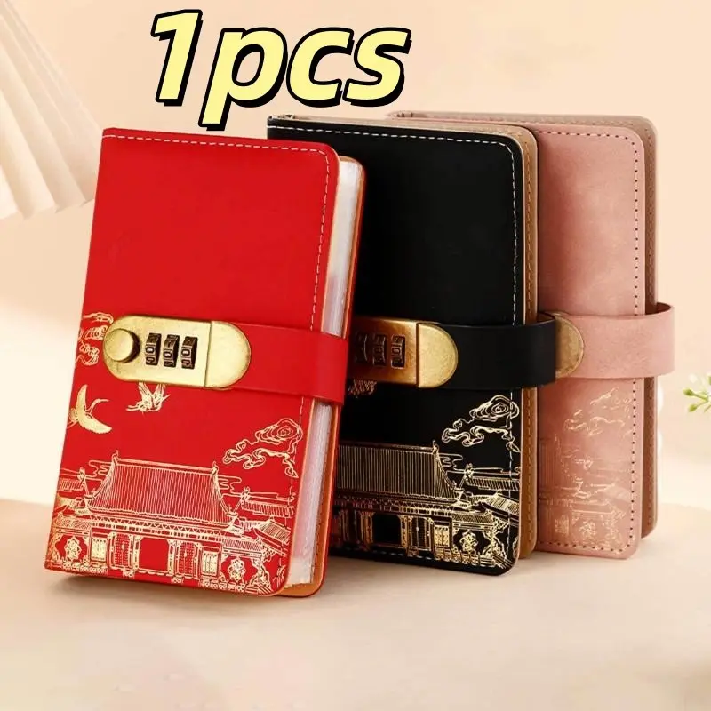 Large Capacity 100 Page 3-Ring Binder for Cash and Photos, Password Lock, Thick Plastic Cover, Office Use, Financial Records Notebook, Cash Stuffing Binder, Savings Binder