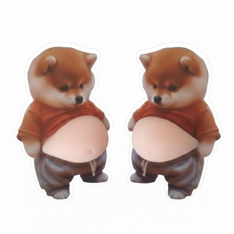 6Pcs 3D Dog & Cat Belly Mochi Squishy Stickers, Stress Relief Fidget, Cute Squeeze Toys for Kids Party Favors, Classroom Gifts, School Rewards, Fun Gift for Adults & Kids, Silicone Puffy Car Door & Wall Buffers 6Pcs 3D Dog & Cat Belly Mochi Squishy Stickers, Stress Relief Fidget, Cute Squeeze Toys for Kids Party Favors, Classroom Gifts, School Rewards, Fun Gift for Adults & Kids, Silicone Puffy Car Door & Wall Buffers