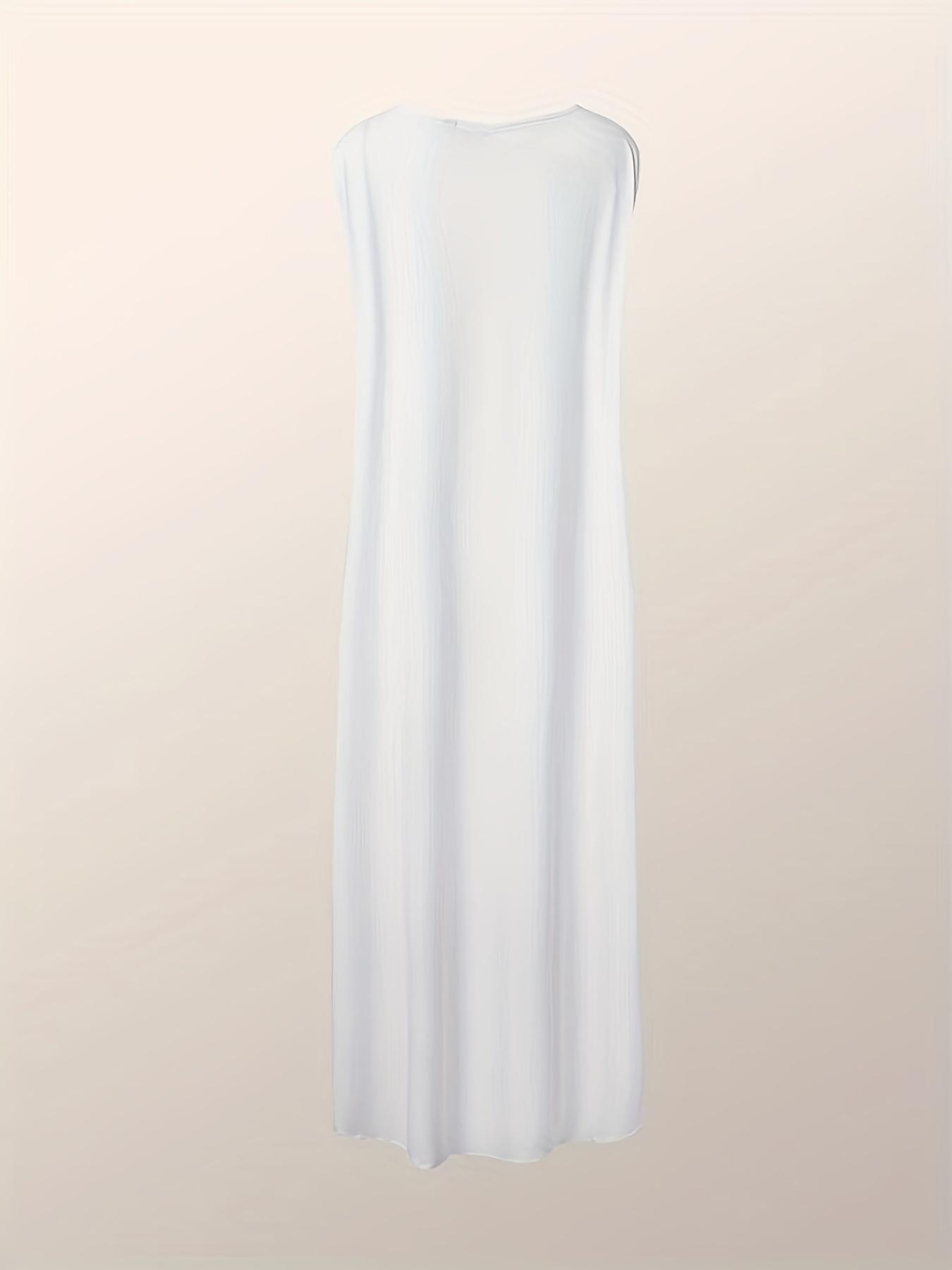 【Plus Size】 Figure Graphic High Low Tank Top, Casual Sleeveless Round Neck Top, Summer Outfits 2024, Tops for Women, Women's Plus Clothing for Daily Wear