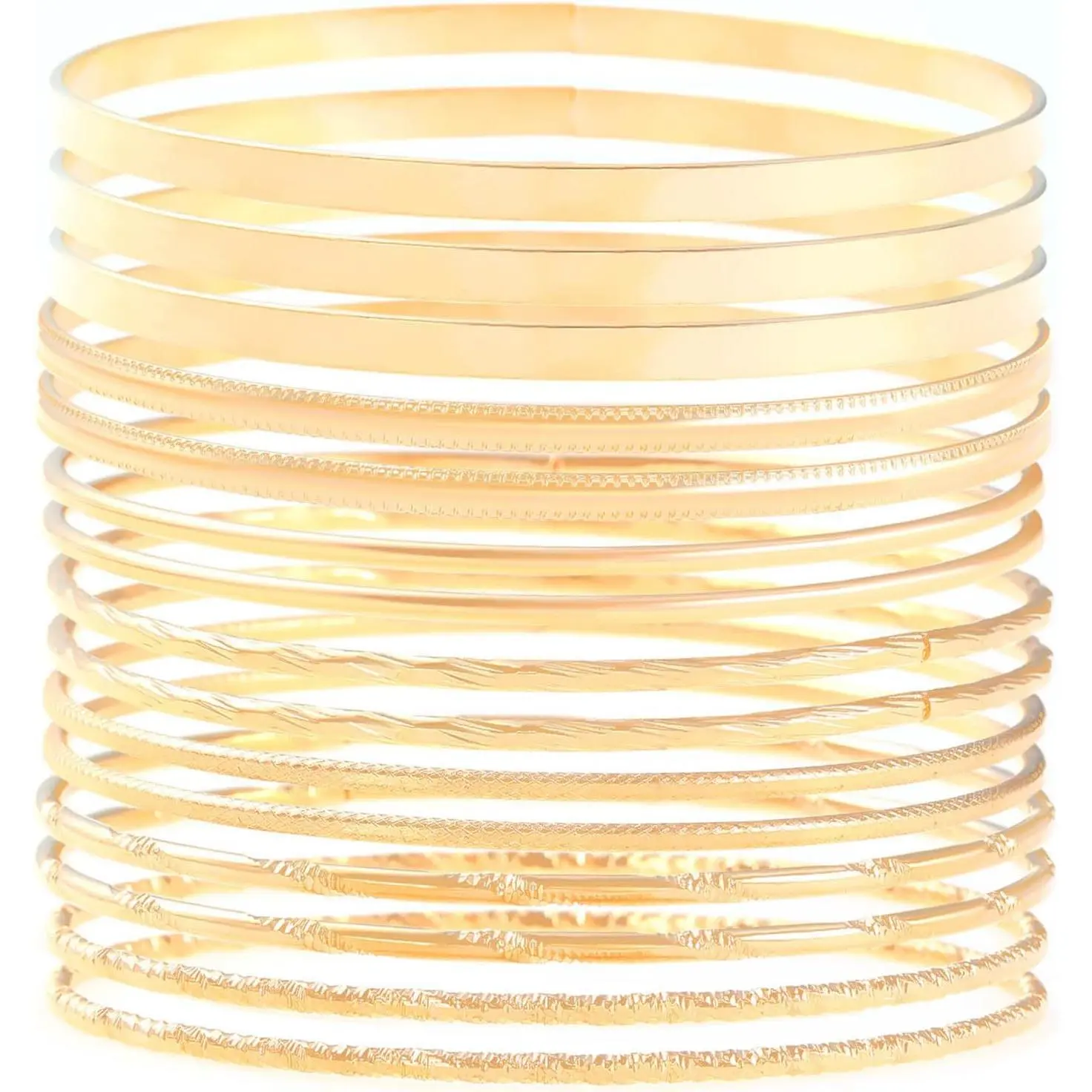 Bangle Bracelet Set for Women Multi Stacking Wide Bangles Indian Bollywood Rhinestone Thin Bangle Tennis Bracelets Ethnic Glossy Textured Twist Bracelets Wedding Outfit