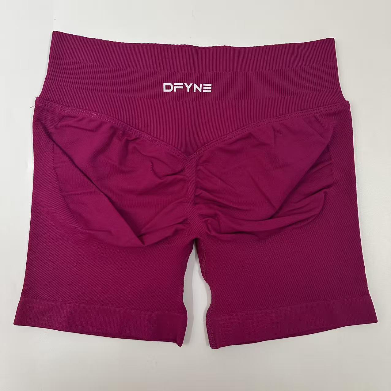 Dfyne Impact Women's Yoga Shorts, Tighten the Buttocks, High-Waist Stretch, Suitable for Exercise and Fitness, As Well as Outdoor Cycling.