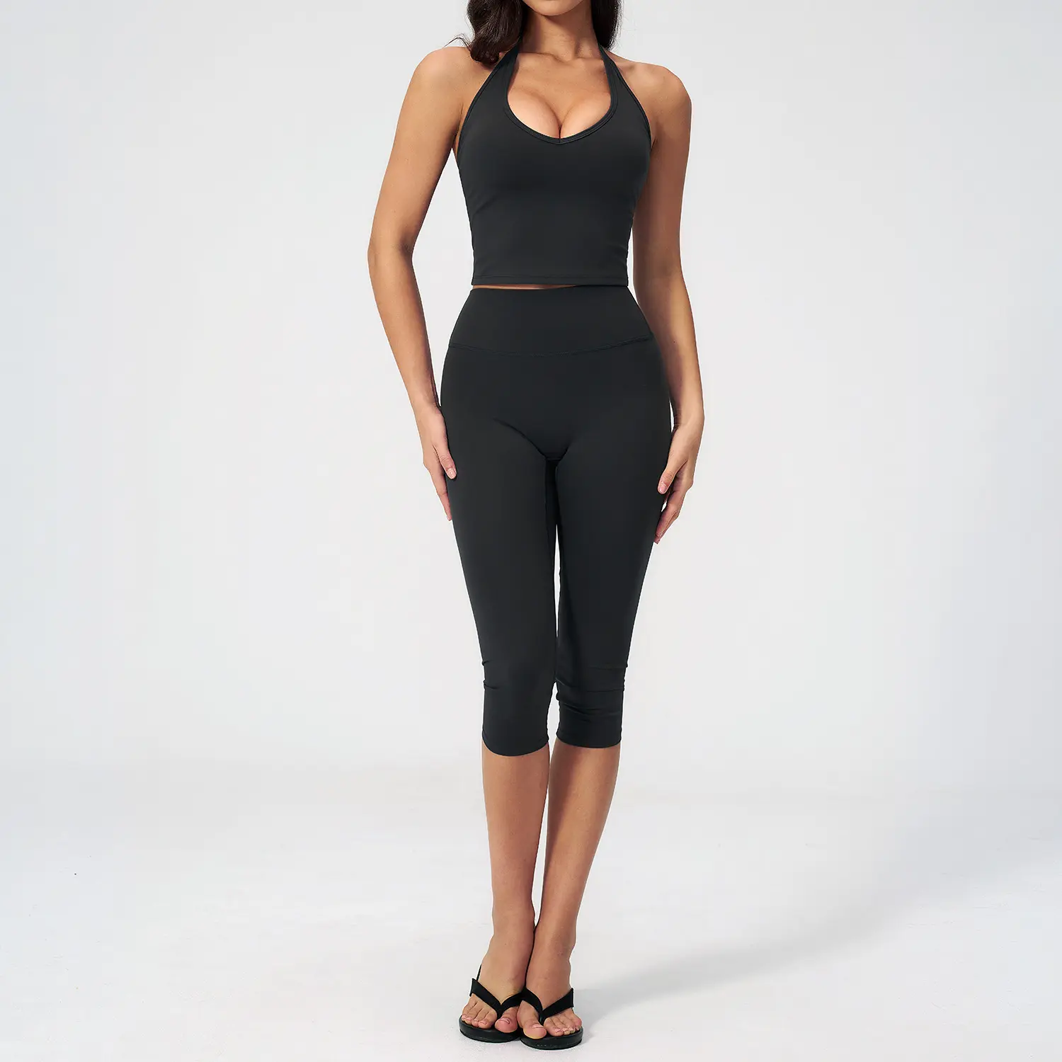 Women's 2 Piece Outfit, Casual Commuter Tank Workout Set, Slim Fit Yoga Activewear for Ladies
