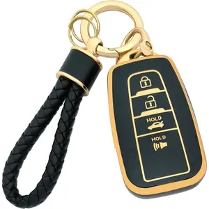 Key Fob Cover Car Keychain Soft TPU Key Case Protection Shell Key Holder Accessories