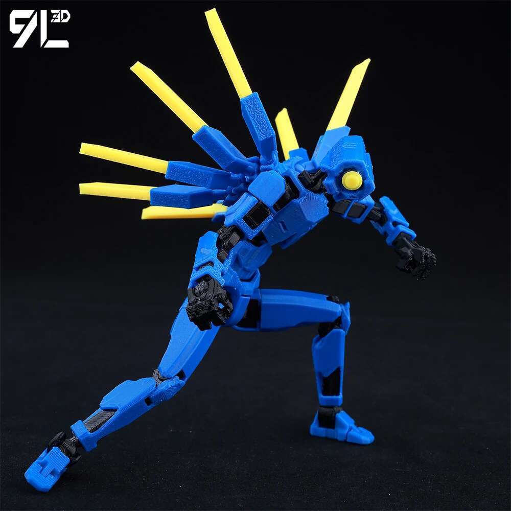 Lucky13 Dummy13 Ultrakill V1 Series Anime Characters-3D Printed Multi-Jointed Deformable Body Posing Model Multi-color Toys Gift Lucky13 Dummy13 Ultrakill V1 Series Anime Characters-3D Printed Multi-Jointed Deformable Body Posing Model Multi-color Toys Gift