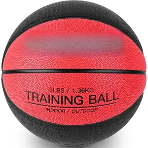 Size 7 Weighted Heavy Basketball 29.5" Indoor & Outdoor  Ball for Strength, Dribbling, ,  Basketball Skills and Daily Practice
