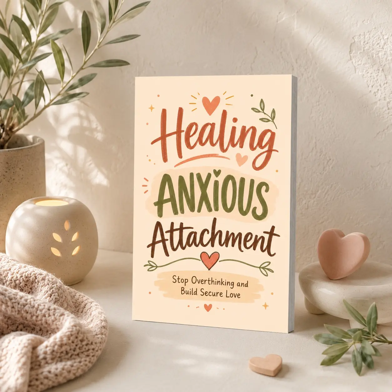 Relationship Self Help Book, Heal Anxious Attachment, Stop Overthinking & Build Secure Love