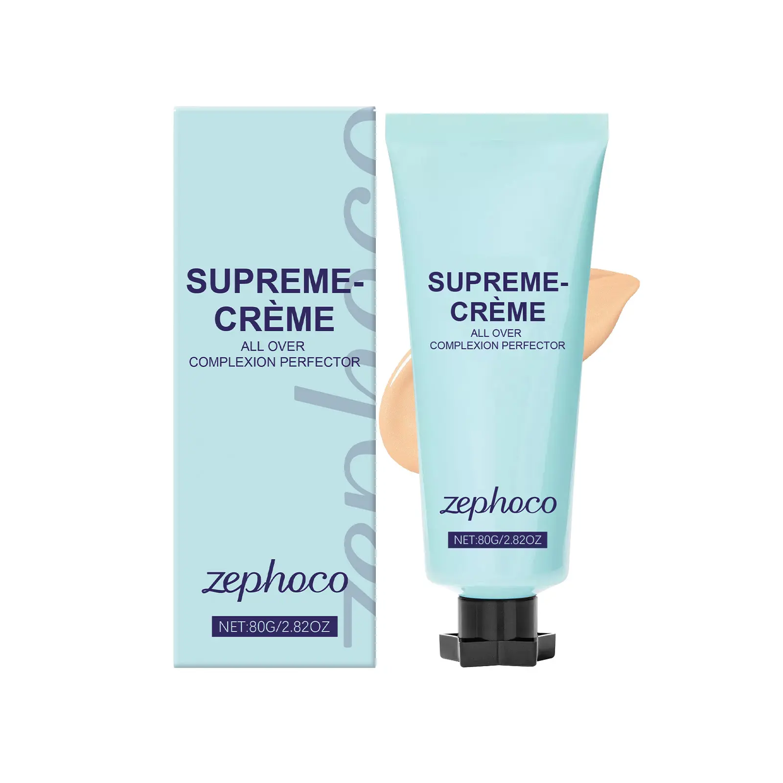 Zephoco Ivory Long-Wear Concealer Cream - Hydrating, Brightening, Lightweight, Sheer, Smooth & Adherent Makeup for Oily & Dry Skin, Oily Skin Makeup Essential, Flowers