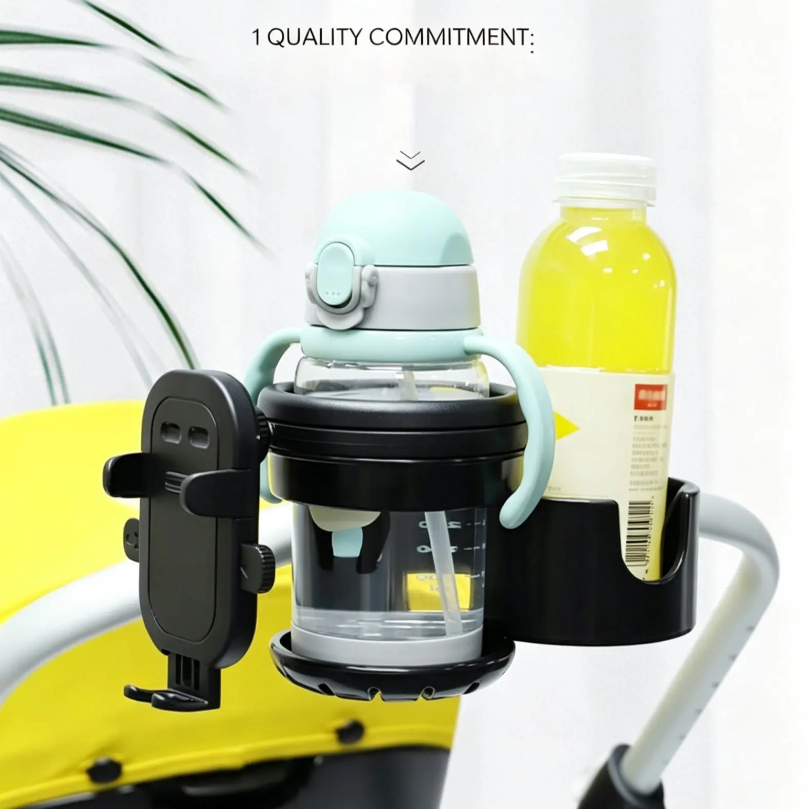 Baby Stroller Cup Holder, Mobile Phone Stand, Milk Bottle & Drink Holder, Travel Accessories, Infant Carriage Storage Rack, Traveling Stroller Gear