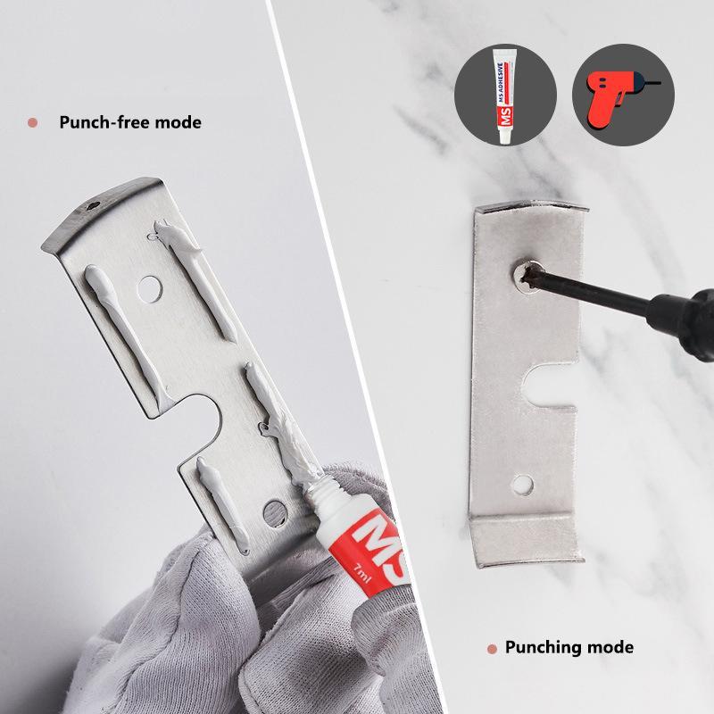 Stainless Steel Washing Line, 1 Count Wall Mounted Retractable Clothes Line, Indoor & Outdoor Clothes Line, Laundry Tools & Accessories