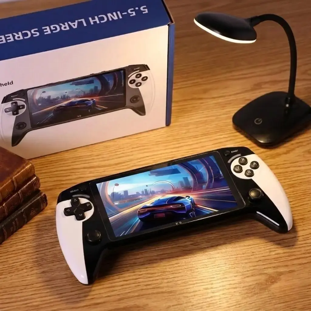 Retro Handheld Gaming Console, 20000+ Games Library, 64GB Storage, 5.5 Inch Screen, TV Connection, 10+ Emulators, 5 Hour Battery Life