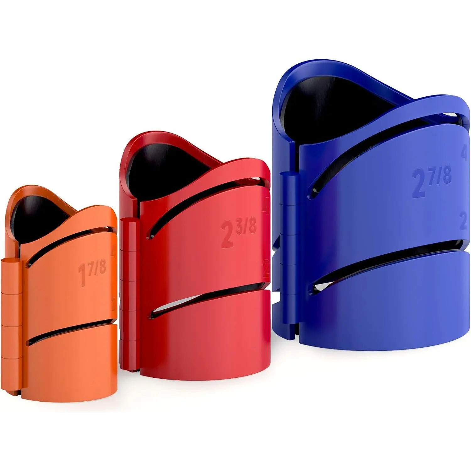 Metal Pipe  Guide Kit, Pipe  Guide Tool, Pipe Saddle Template  Guide, High-Precision |Saddle Cuts at 22.5°, 45°, 90°, 3 Pack Size 1-7/8", 2-3/8", 2-7/8"