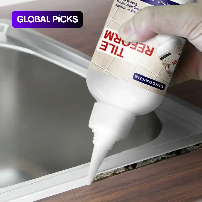 Tile Grout Filler, 150 ml Tile Joint Renovation Agent, Invisible Waterproof Sealant #GLOBAL PICKS Tile Grout Filler, 150 ml Tile Joint Renovation Agent, Invisible Waterproof Sealant #GLOBAL PICKS