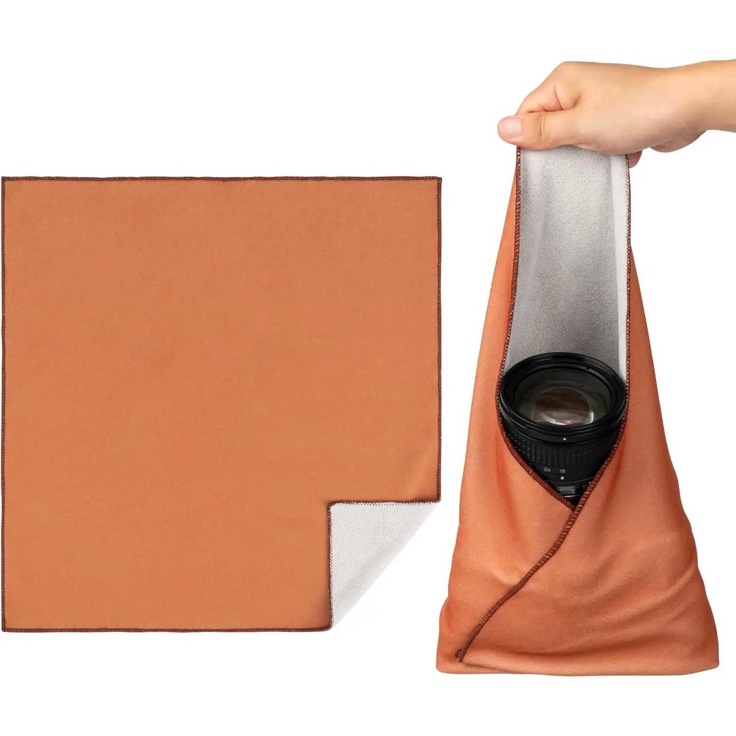 Protective Wrap, Self-Adhesive Magic Cloth Camera Wrap, Storage Cloth, Anti-Scratch, Dustproof, Washable Lens Pouch for DSLR, Smartphones, Laptops, Cosmetic