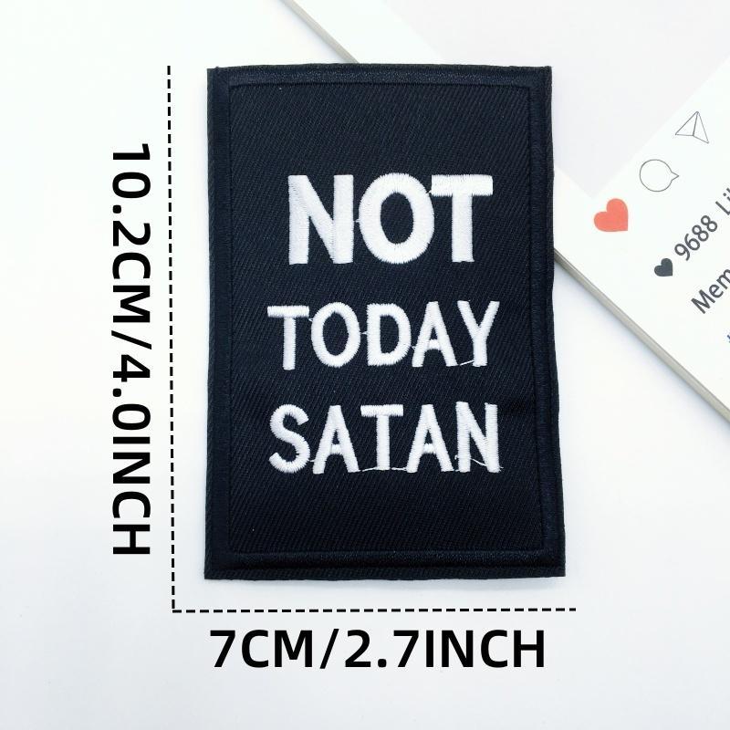 Letter Pattern Embroidery Patch, Lettered Embroidery, Embroidered Letters, 5 Counts Funny Fashionable Embroidery Patch, DIY Embroidered Patch for Clothes, Jeans, Hat, Makeup Bag, Bag