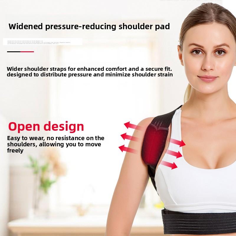 Hot-selling back orthopedic belt, back tension belt, steel plate support back posture correction belt, back straightening posture correction hunchback belt