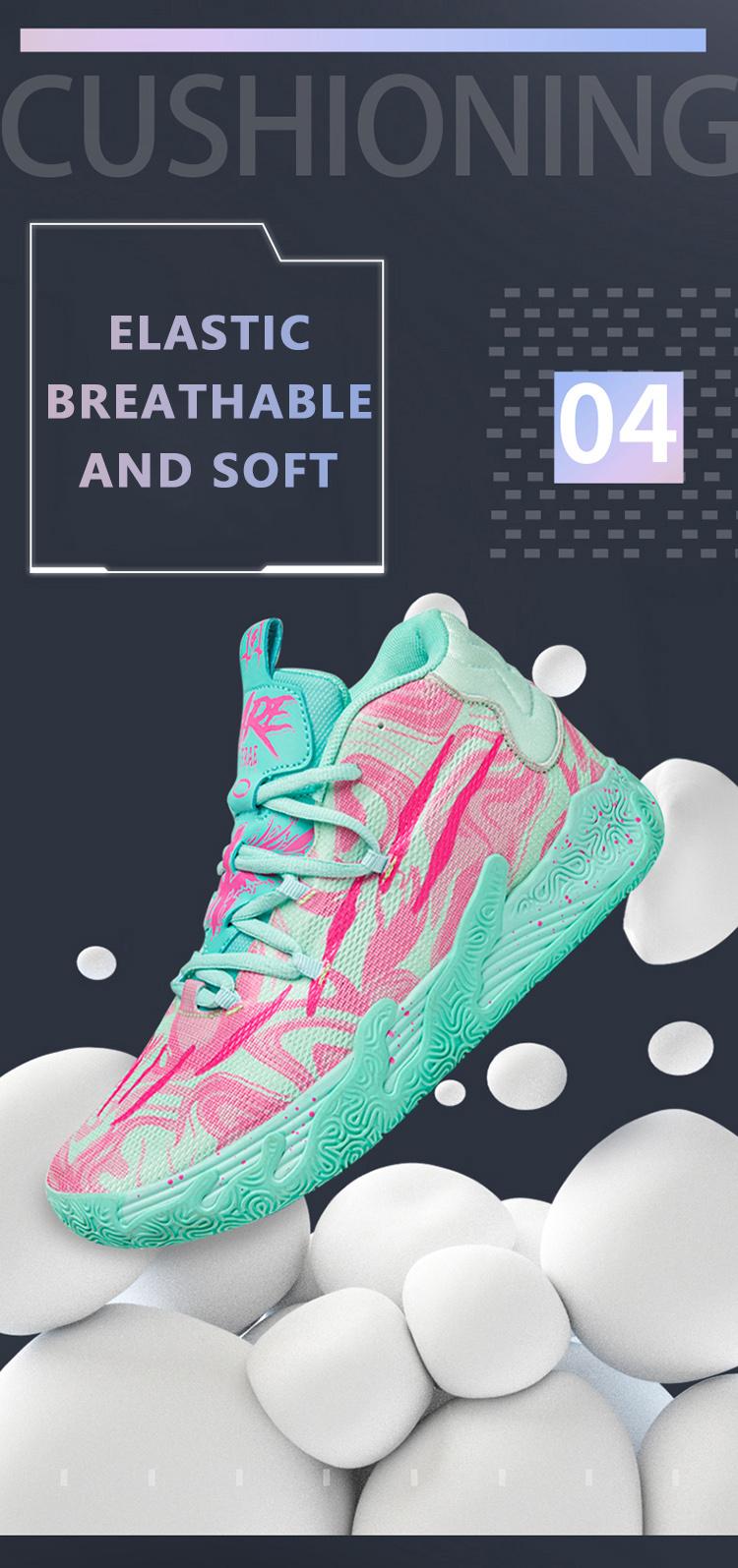 Basketball sneaker breathable Sports Shoes Training Athletic Women Basketball Sneakers Shoes for Man jogging shoes