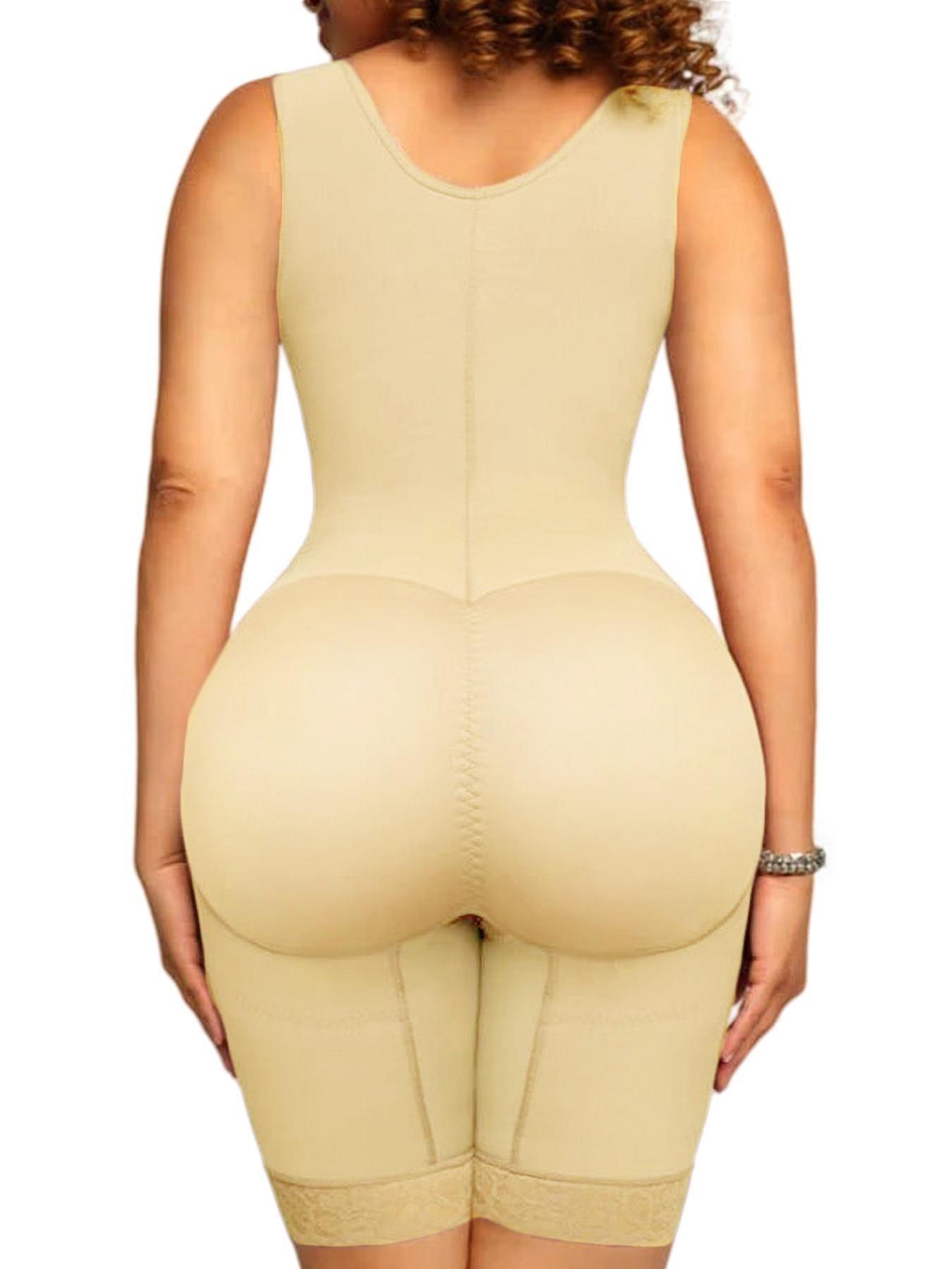 JMK 1 Count Women's Regular Fit Shapewear Romper, Compression Body Shapewear, Fajas, Butt Lifting & Tummy Control Romper, Colombian Shapewear, Full Shapewear, Suitable for Daily Wear, Highwaist Girdle