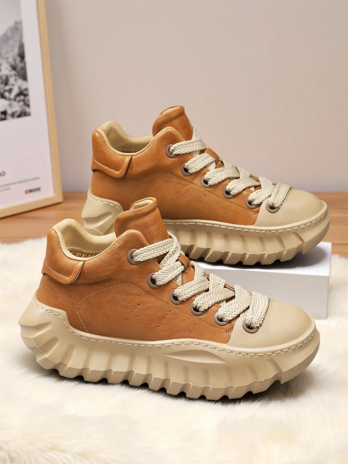 Men's Casual Shoes, Ugly Cute Luxurious Low-Top Sneakers, Comfortable Daily Wear Footwear, Trendy Fashion Statement Shoe