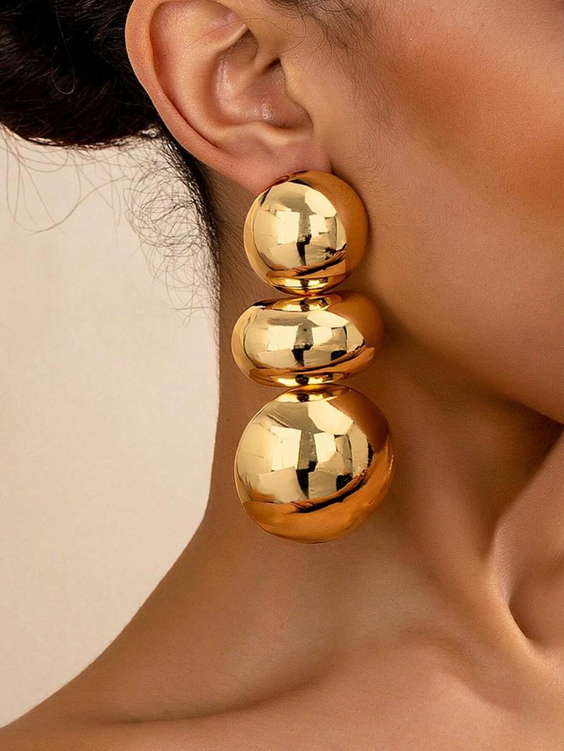 Irregular Ball Design Dangle Earrings, Fashionable Jewelry for Women, Trendy All-match & Exquisite Jewelry for Birthday Gift