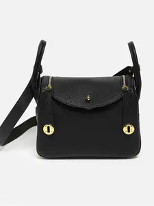 New Leopard Pattern Lindi Bag Mini Doctor Bag, Genuine Leather Women's Shoulder Crossbody Handbag, Large Capacity Commuter Bag