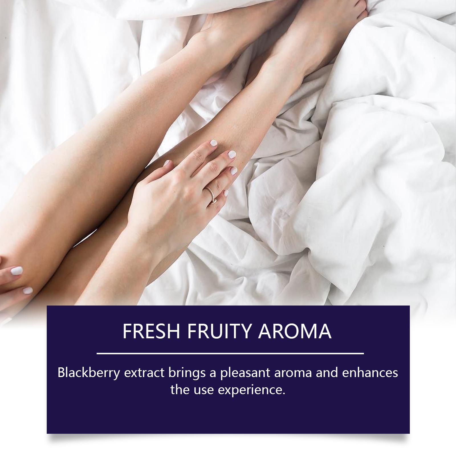 EELHOE Blackberry Sugar Body Scrub, Gentle Cleansing Exfoliating Smooth Skin Hydrating Moisturizing Scrub