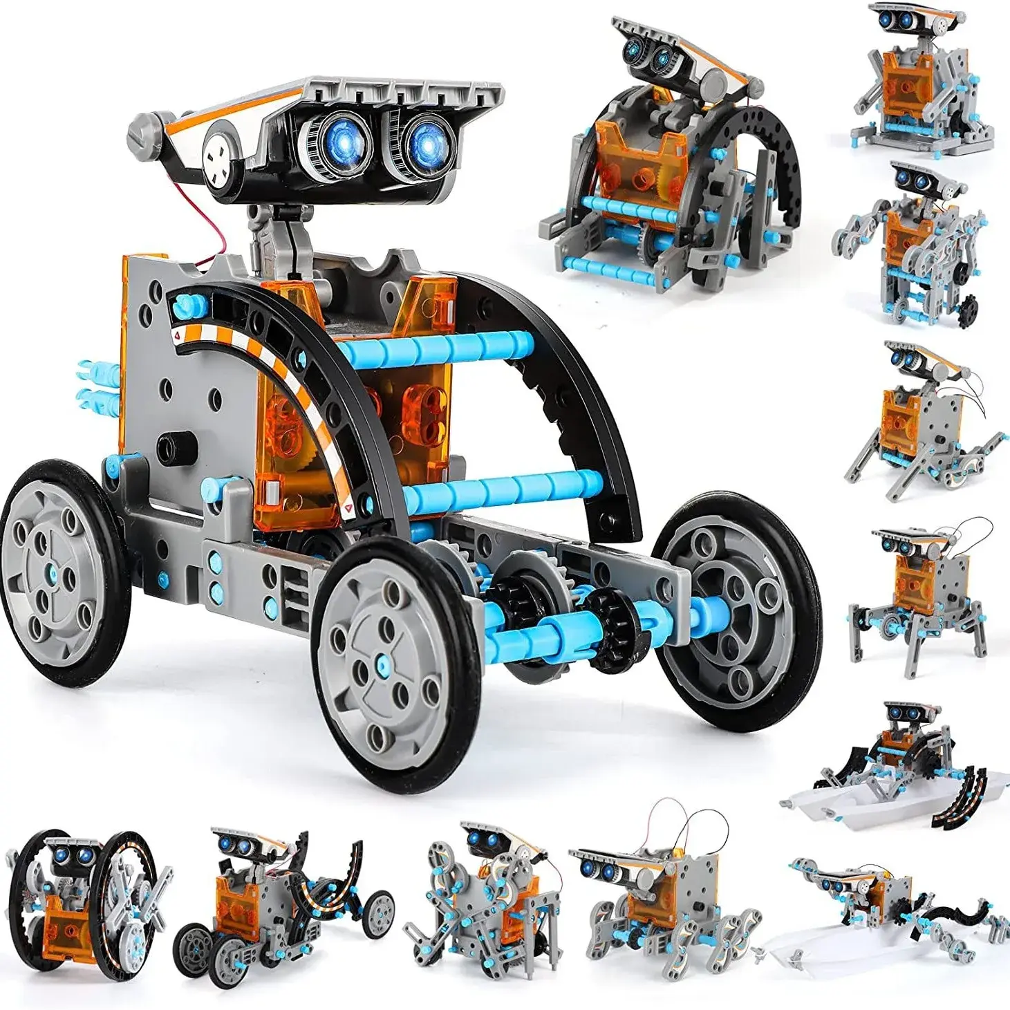 DIY Solar Robot Car Kit | Fun STEM Project for Kids & Teens | Educational Building Toy | Eco-Friendly Energy Exploration