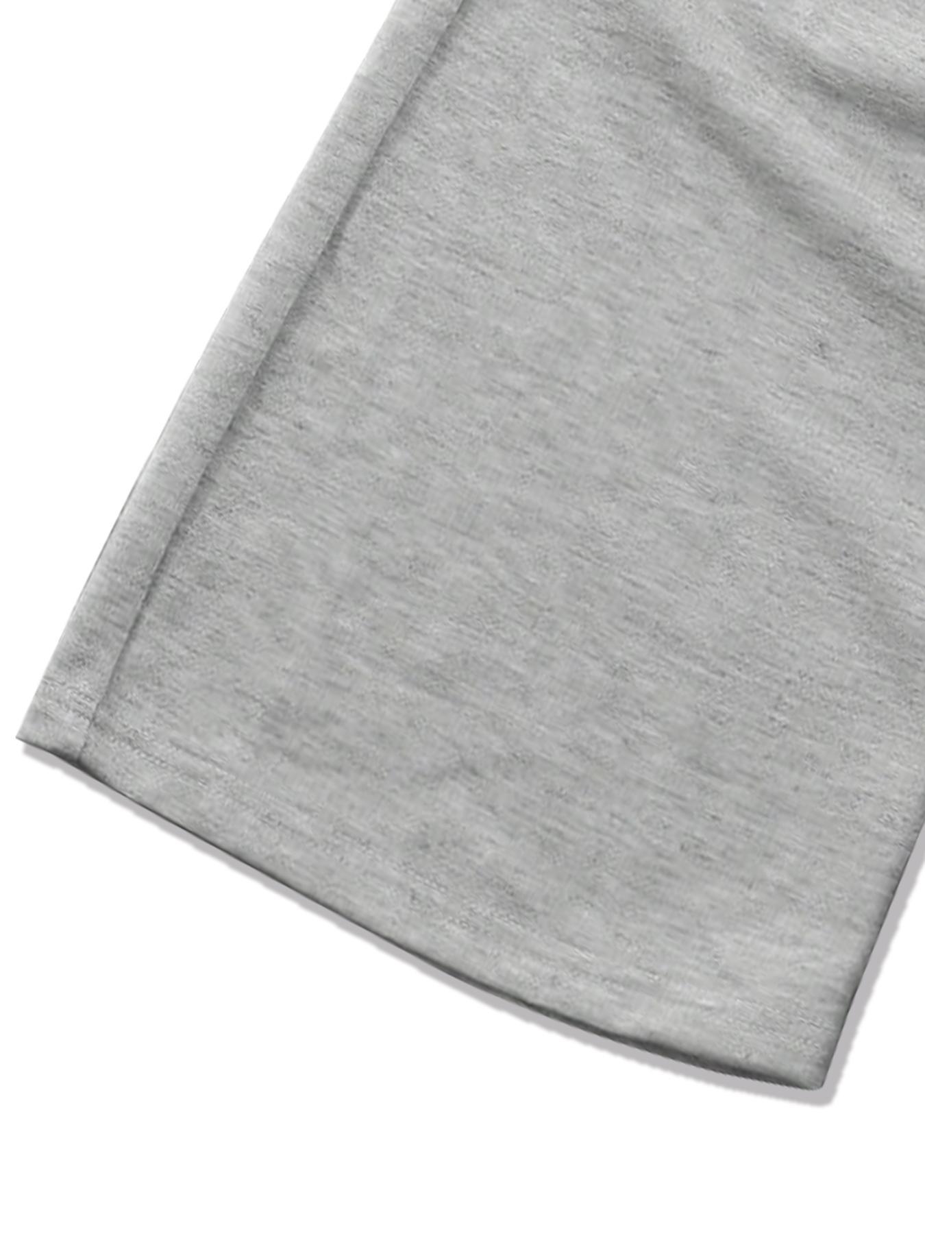 Men's Fashion Casual Relaxed Fit Solid Color Straight Wide-Leg Lightweight Sweatpants, Comfortable Pants for Summer Daily Wear