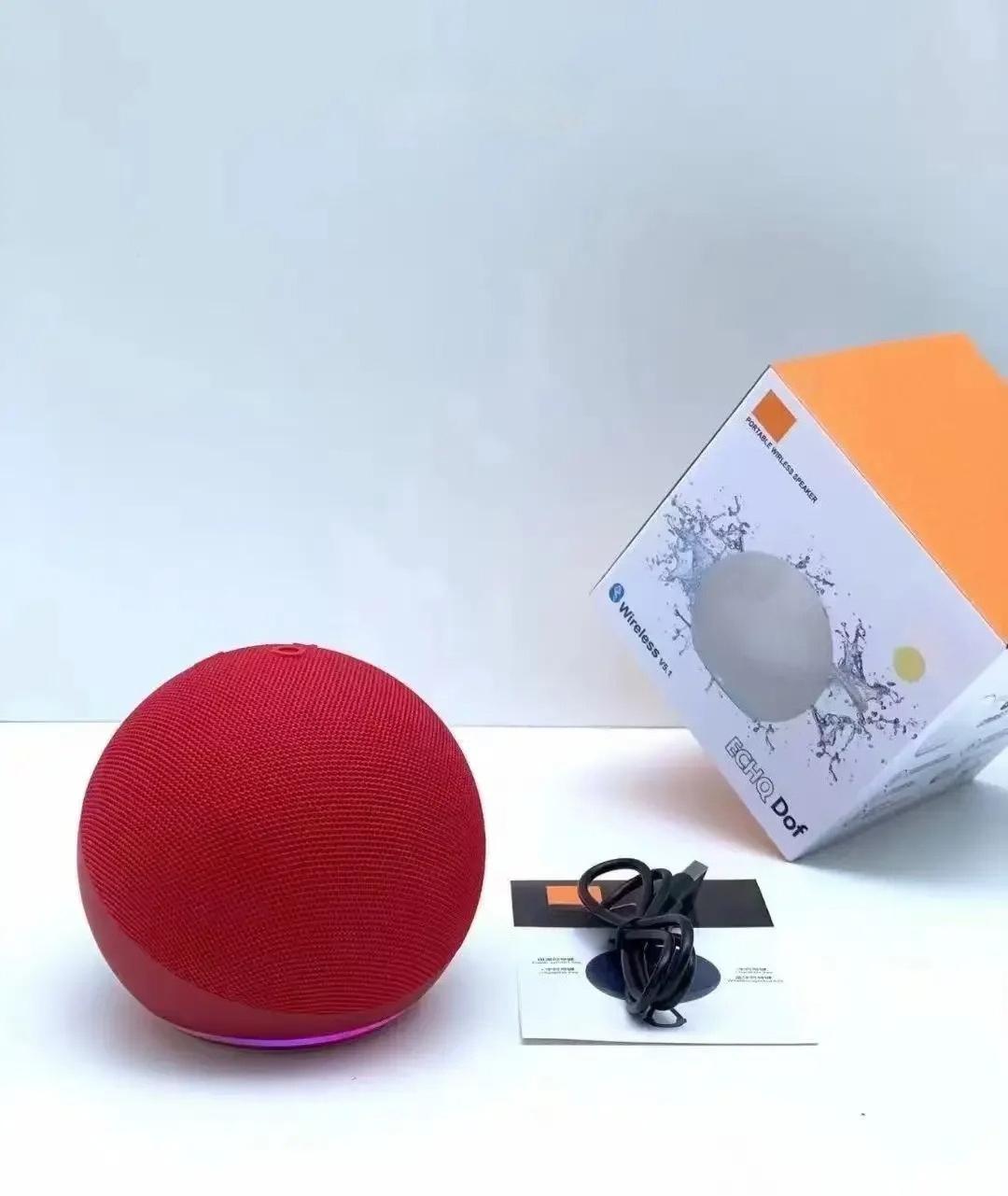 Small Portable Bluetooth Karaoke Machine Alexa Smart Speaker with Deep Sound Outdoor Wireless Bluetooth Generation Mini Rgb Speaker Home Subwoofer Spherical