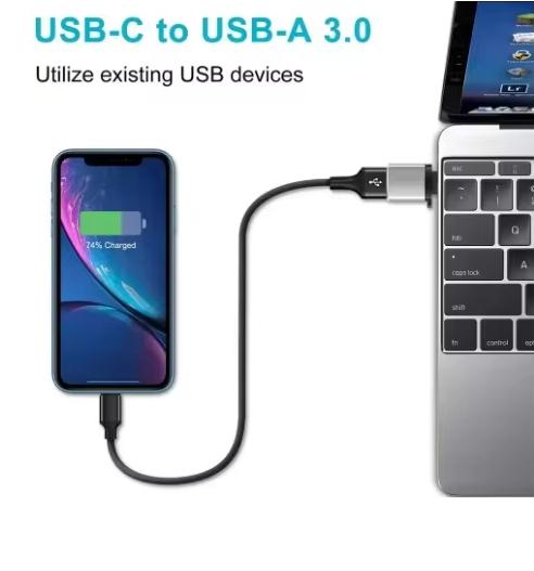 USB 3.0 To USB C OTG Adapter Type C Male To USB 3.0 Female Adapter OTG Converter For PC Computer Laptop Mac Xiaomi Smart Phone USB C to USB Adapters Pack