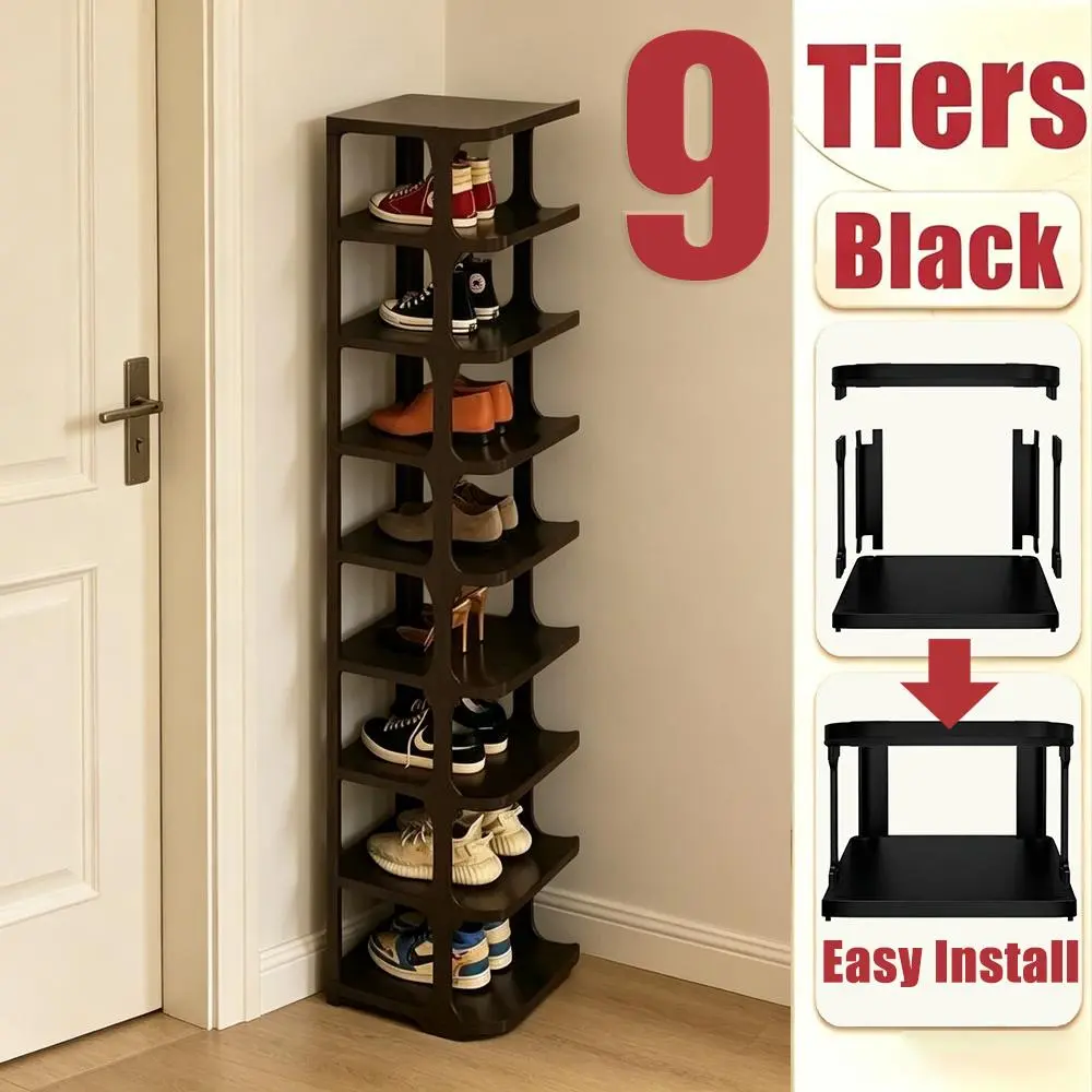 Six & Nine Layer tall standing easy to take apart footwear organizer, durable shoe cabinet, great present, home storage rack, household essentials for shoe organization