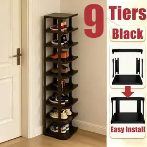 Six & Nine Layer tall standing easy to take apart footwear organizer, durable shoe cabinet, great present, home storage rack, household essentials for shoe organization